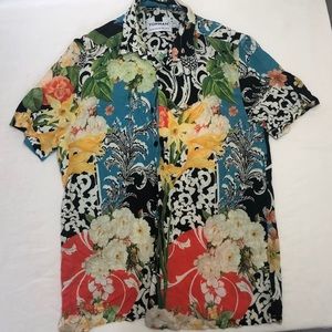 Topman short sleeve floral shirt